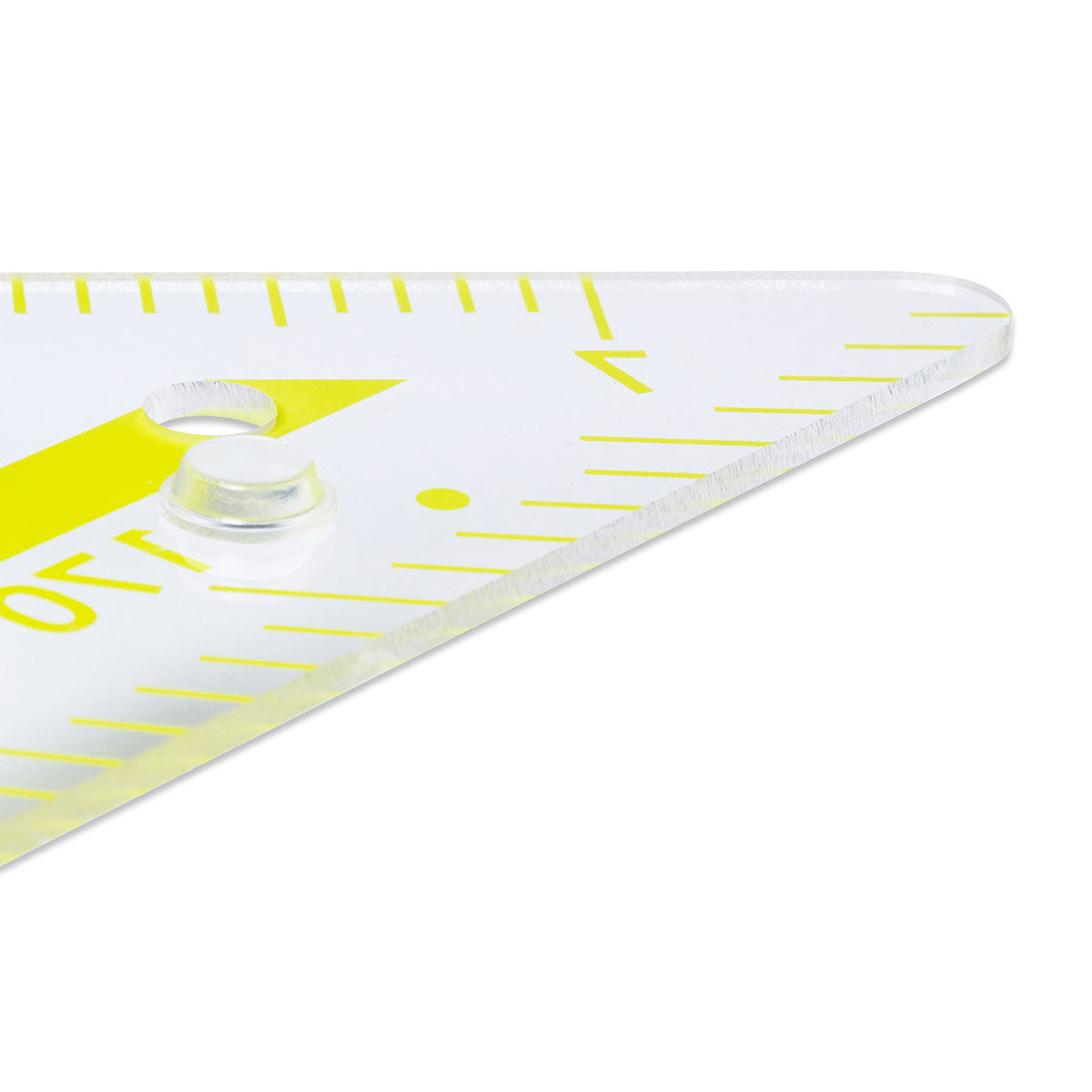 Aristo Wandtafel TZ-Dreieck 80 cm mit Griff, transparenter Kunststoff 