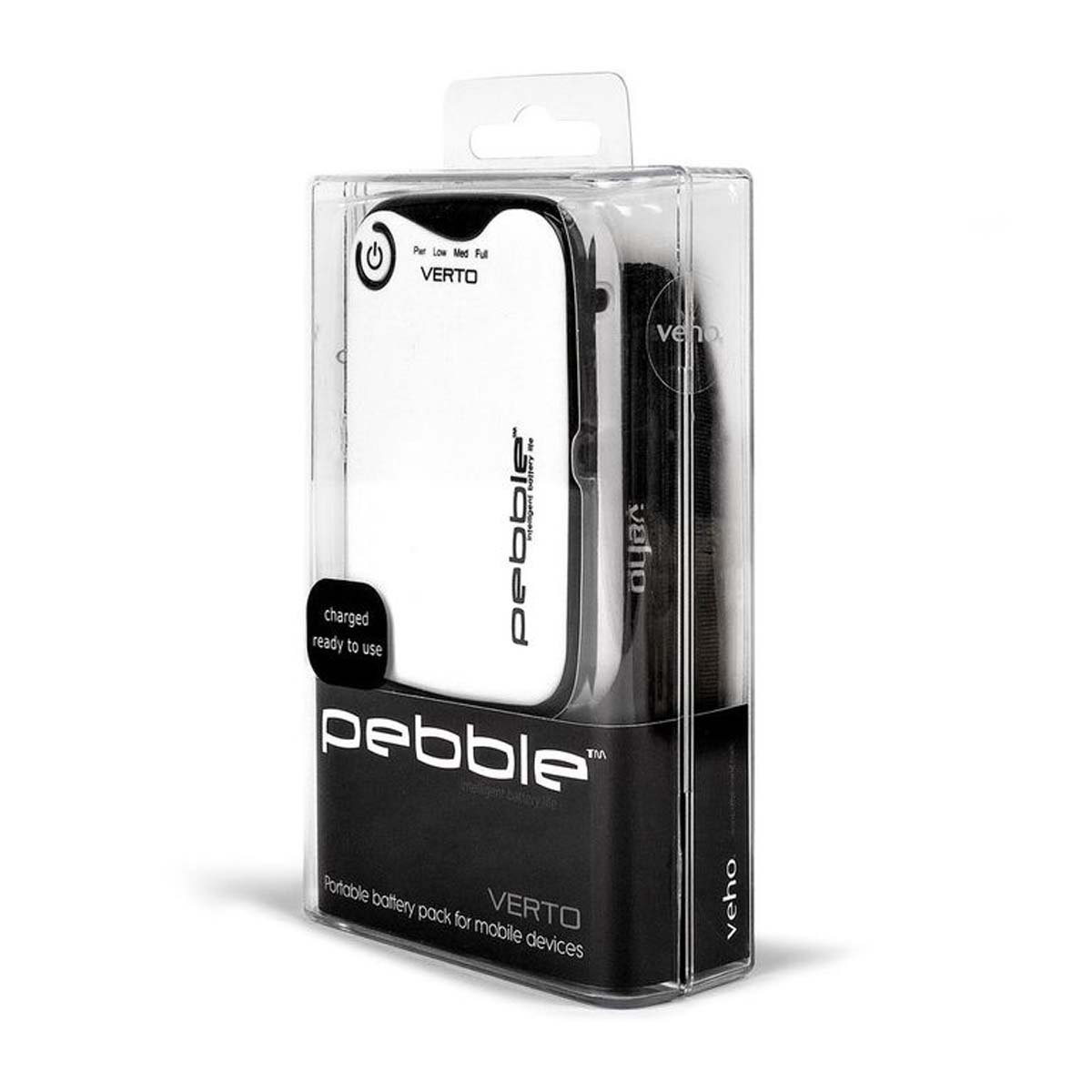 Veho VPP-201-CW Pebble Verto Powerbank in weiß (3.700 mAh / USB)