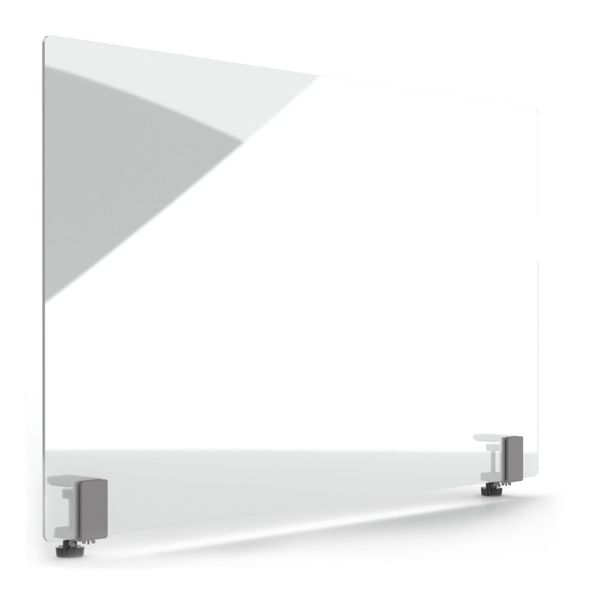 Magnetoplan 11029100 Acryl-Hygienewand mit Klammern 100 x 60cm