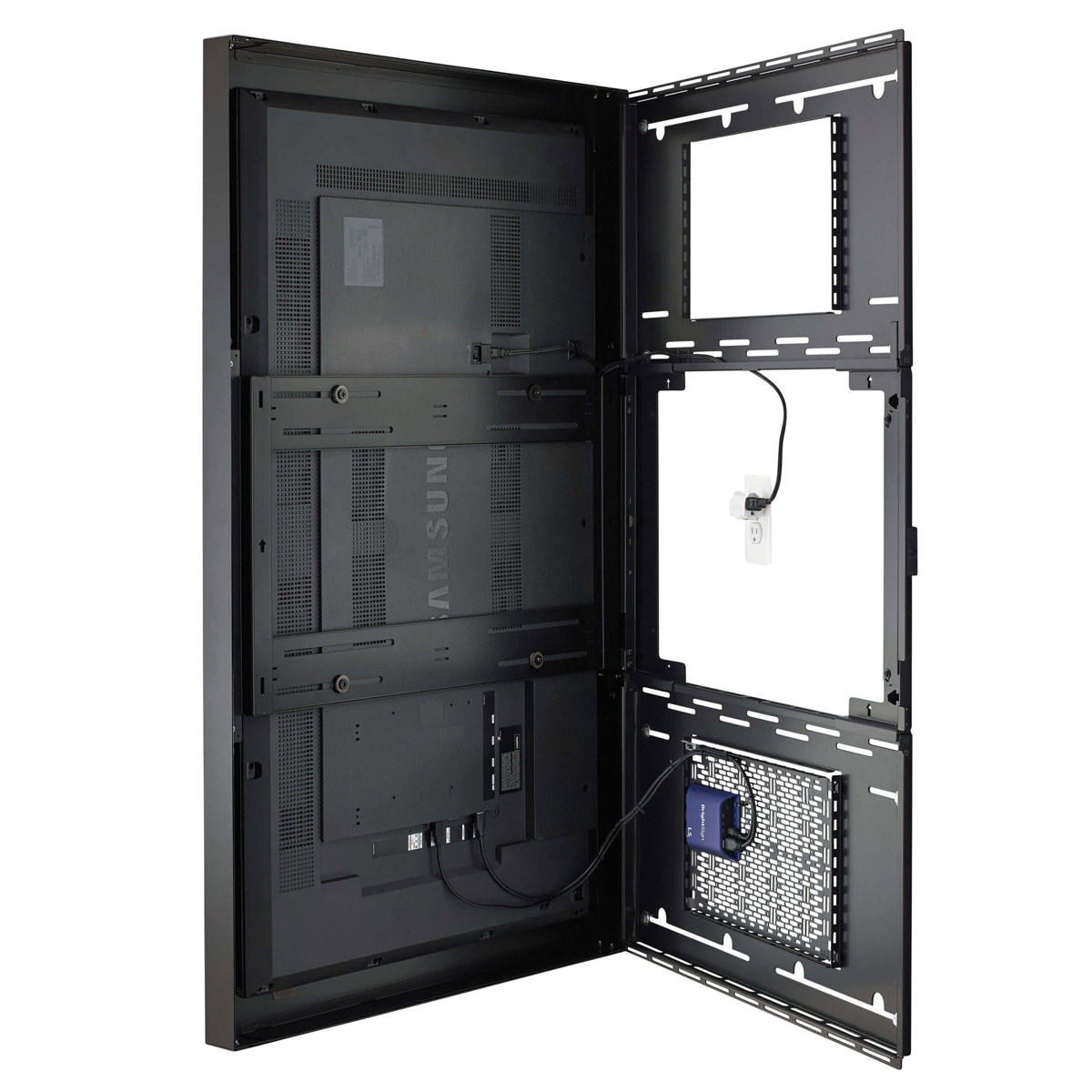 Chief Impact On-Wall Kiosk Portrait 70" Schwarz 
