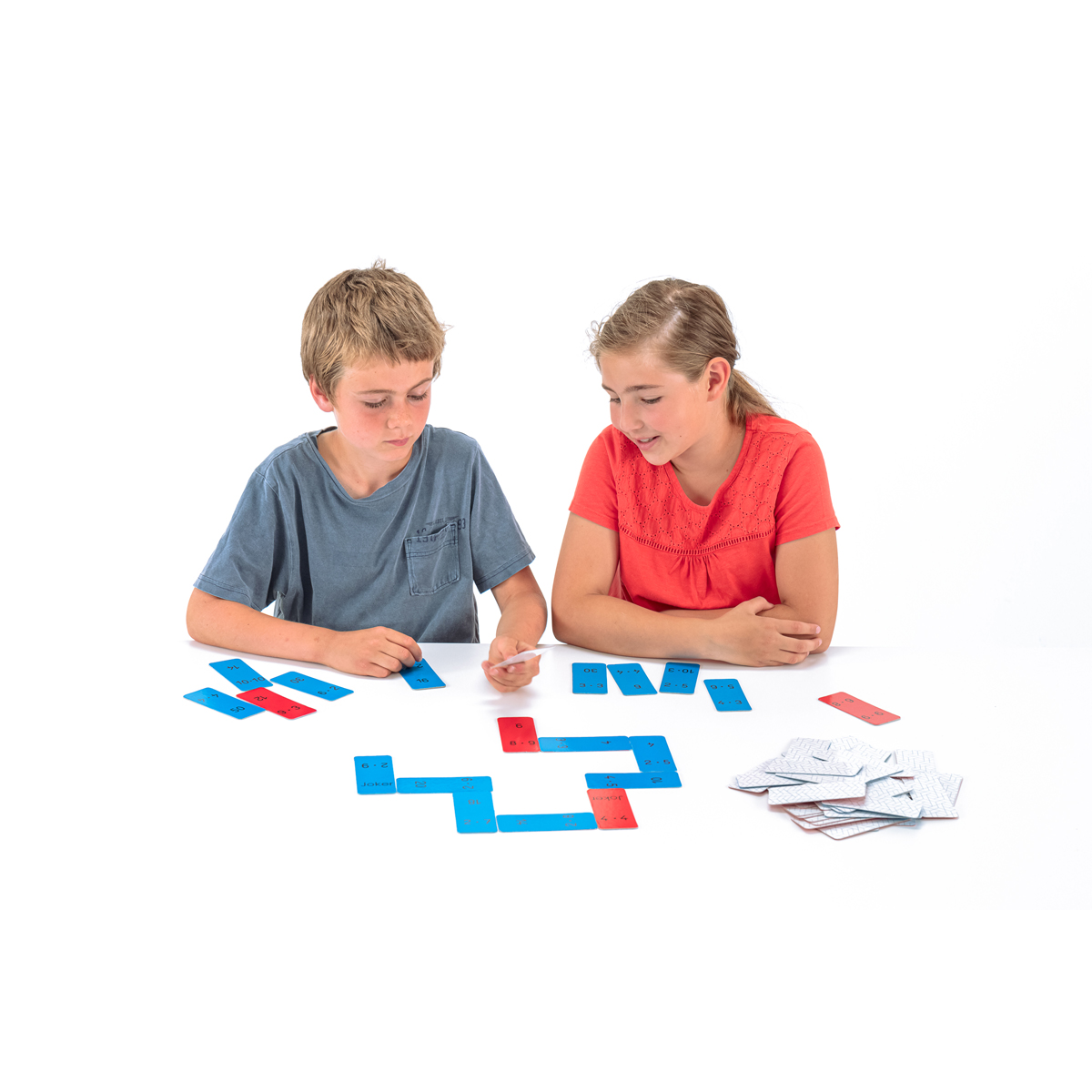 Wissner Domino Multiplikation im 100er Zahlenraum mit 60 Aufgabenkärtchen zum spielerischen Üben von Einmaleins-Aufgaben