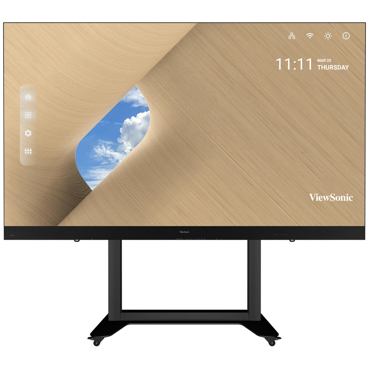 ViewSonic LDS135-153 faltbares All-in-One 135'' LED-Display mit mobilen Flightcase für einfachen Transport