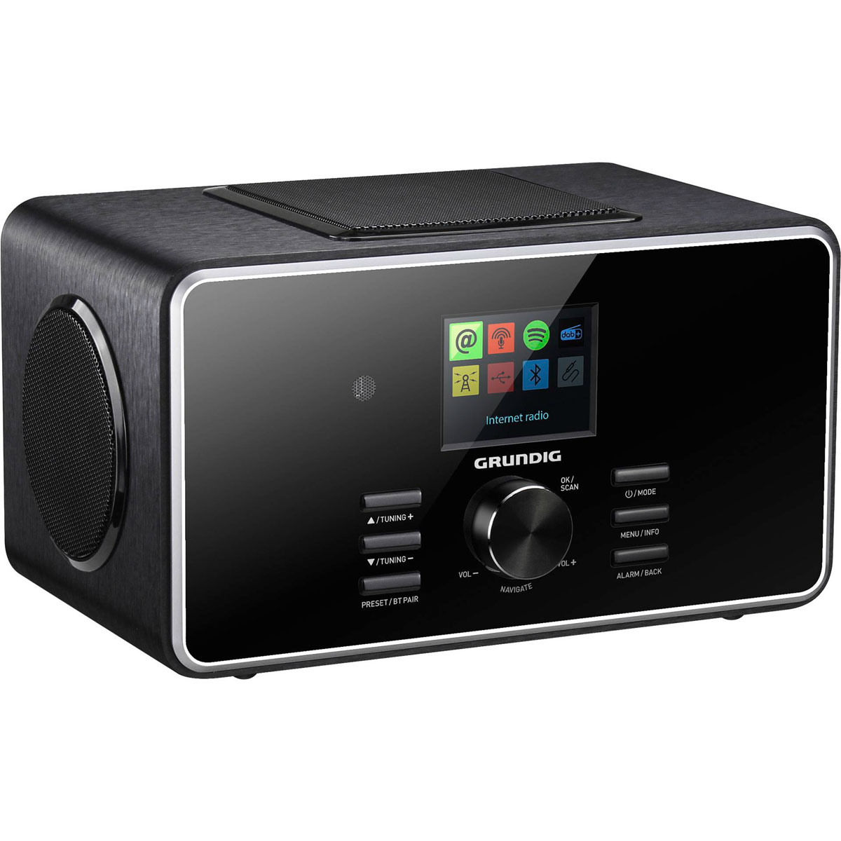 Grundig DTR 6000 X Black Premium Radio, 28 Watt