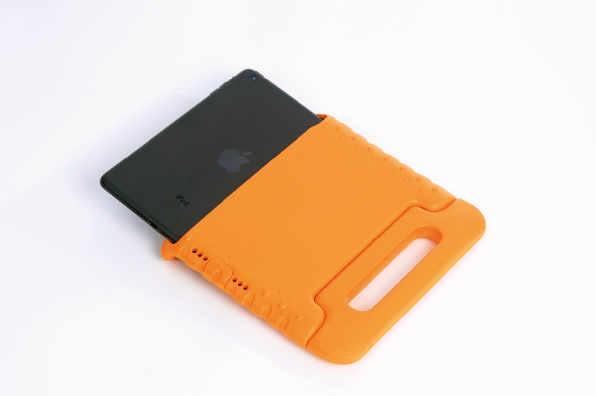 PARAPROJECT® KidsCover für iPad 10.2'' der 9. Generation, Schutzhülle in orange inkl. Stylus