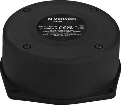 MONACOR BR-50 Bass-Vibrationserzeuger, 50 W, 4 O