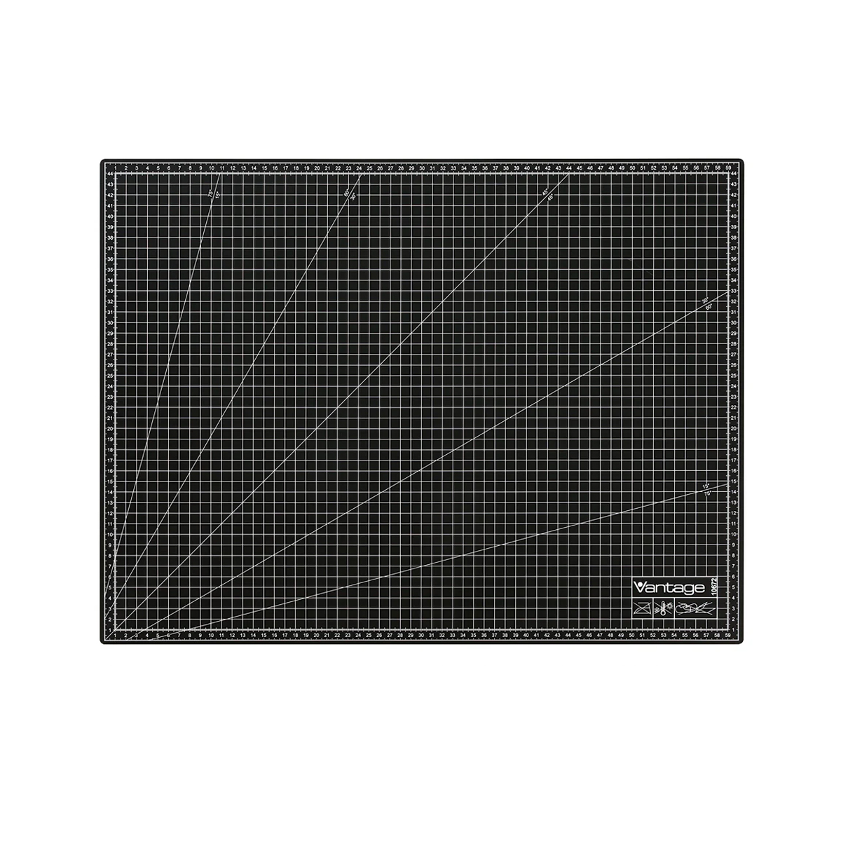 Dahle Schneidematte Vantage schwarz, 60 x 90 cm 