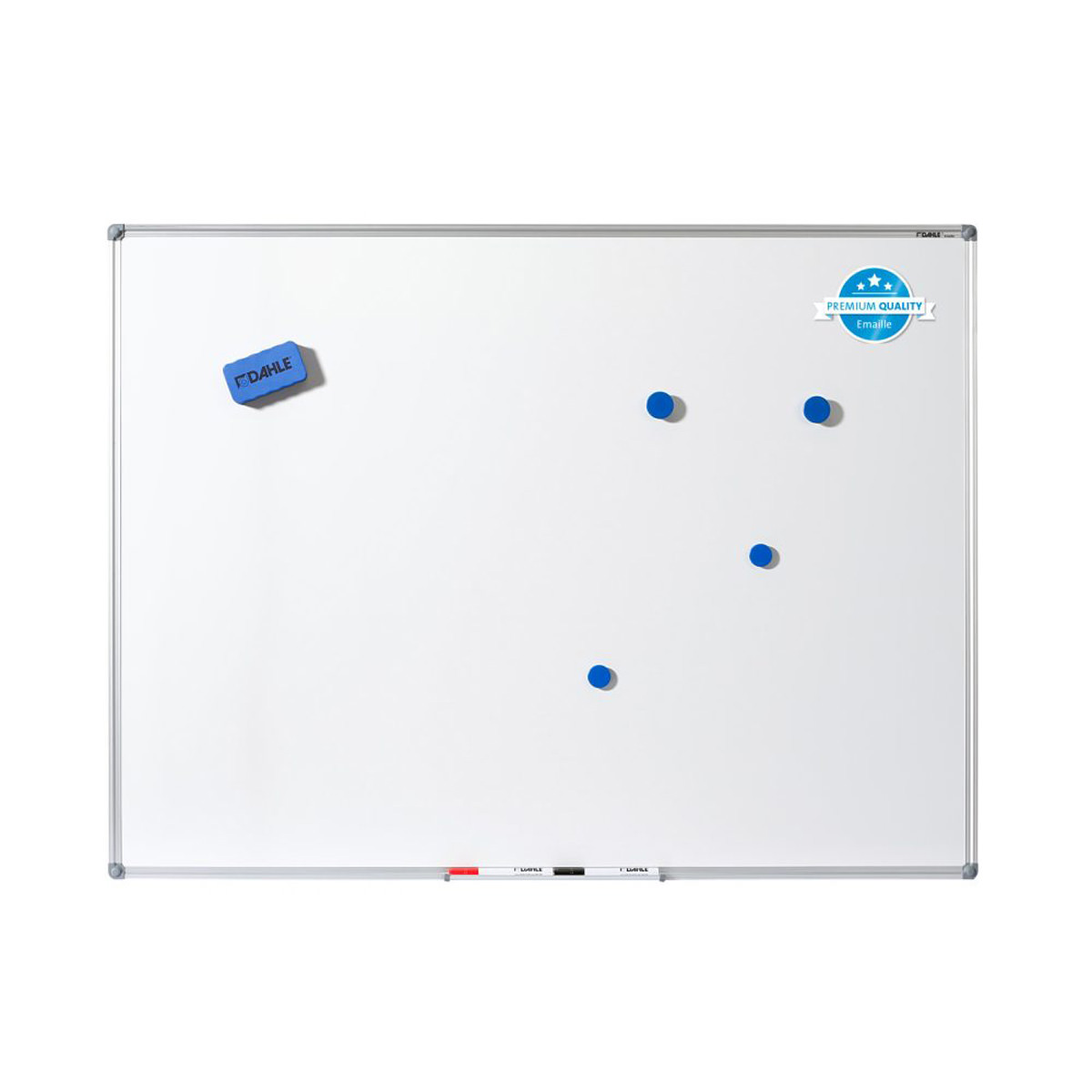 Dahle Professional Board 90 x 120 cm weiß emailiert, im Alu-Rahmen 