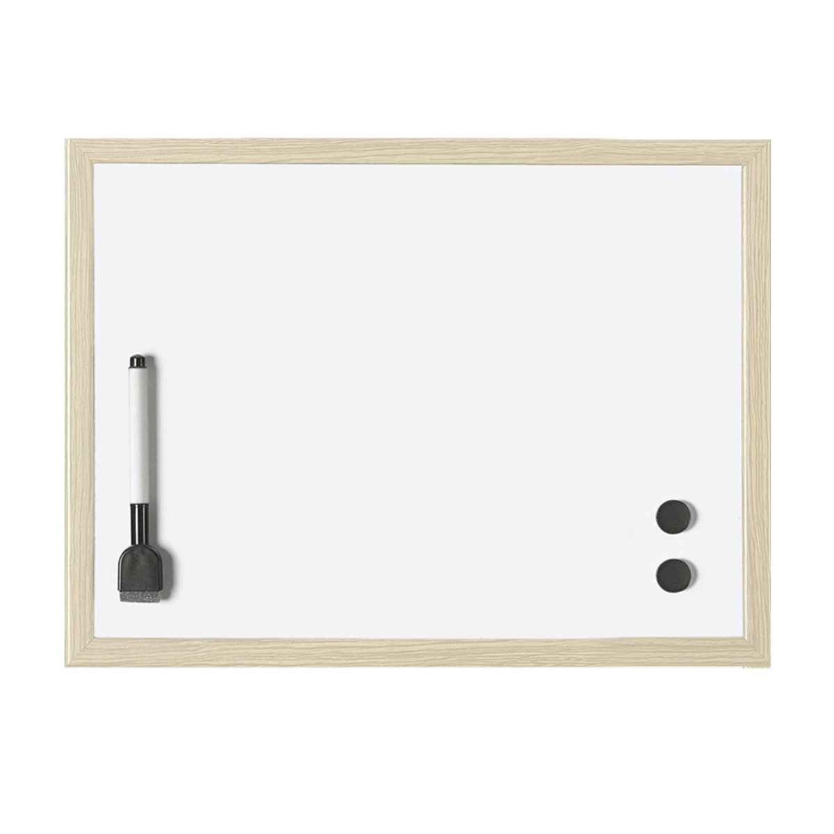 Magnetoplan 121925 Whiteboard mit Holz-Rahmen 40 x 30cm