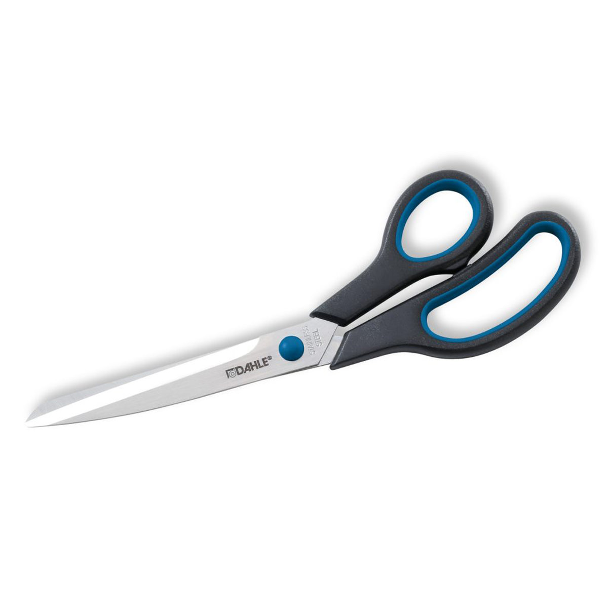 Dahle Office Comfort-Grip Papierschere 10 Zoll (25cm) rostfrei, Softgriffe 