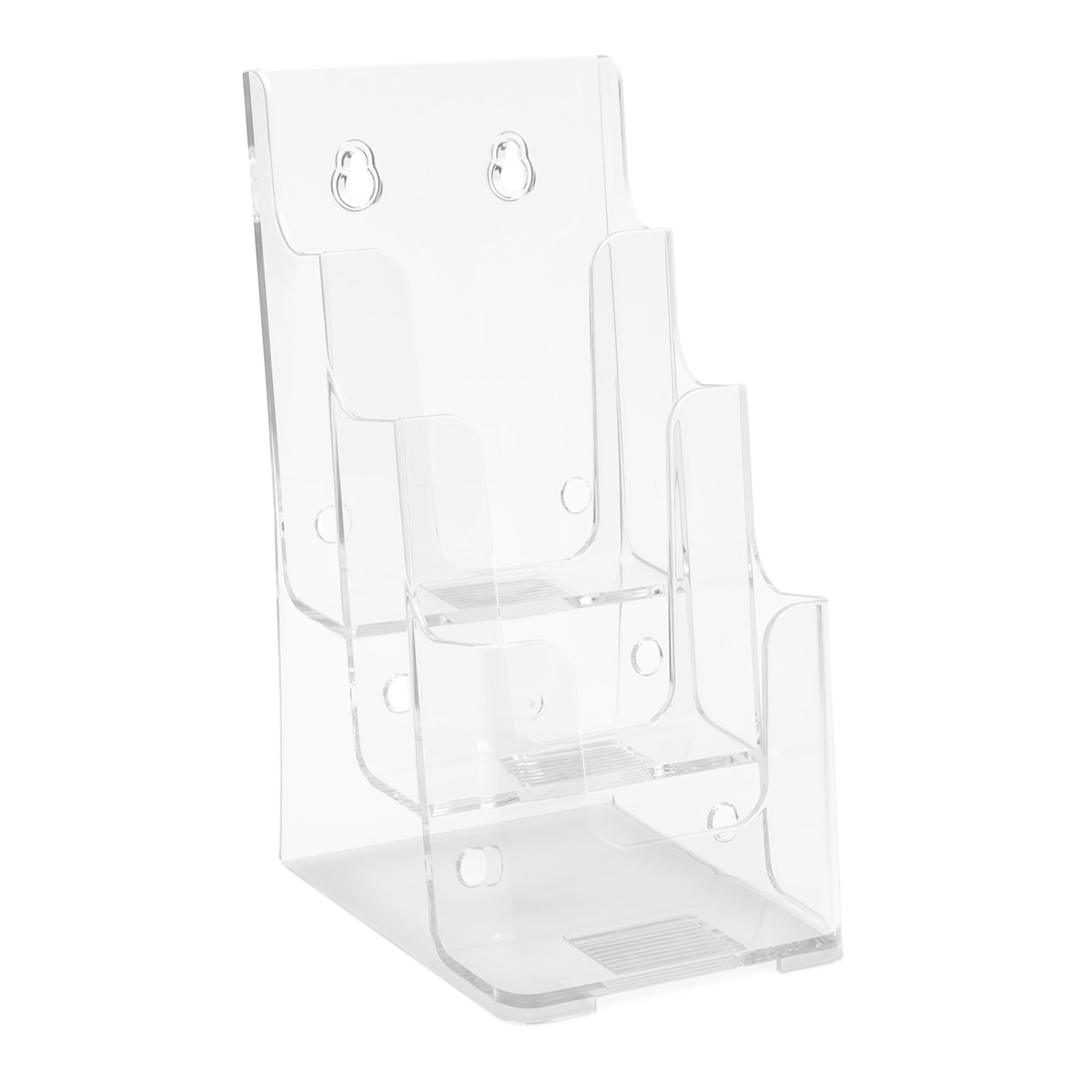 Magnetoplan LHPT431 Prospekthalter ''Classic'', DIN lang Hochformat, 3 Fächer