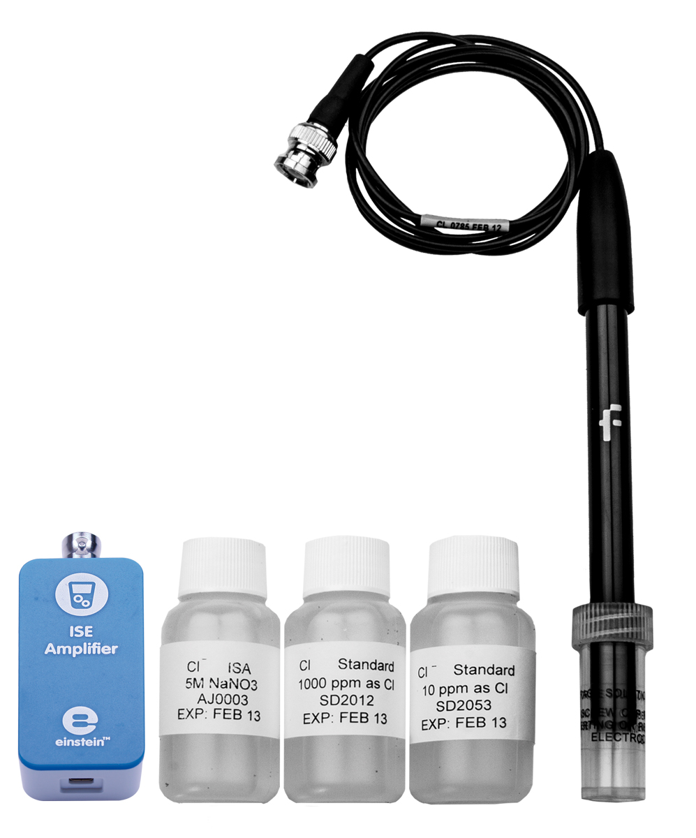 Fourier AC021 Chlorid Sensor inkl. Elektrode für Einstein Tab, Messbereich 1,8 bis 35.500 mg/L 