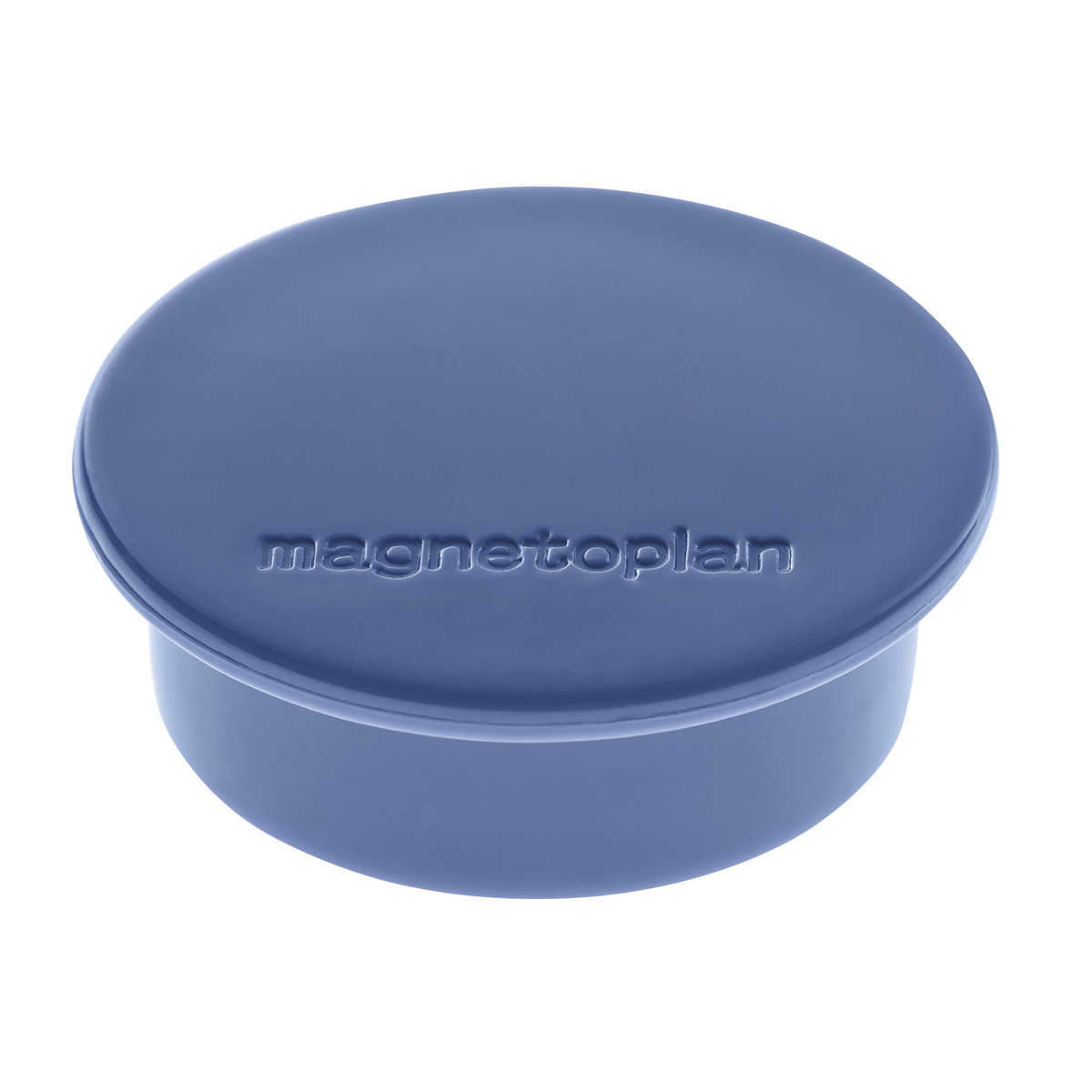Magnetoplan 1662014 Magnete Discofix Color ⌀ 40 mm, 10 Stück, dunkelblau