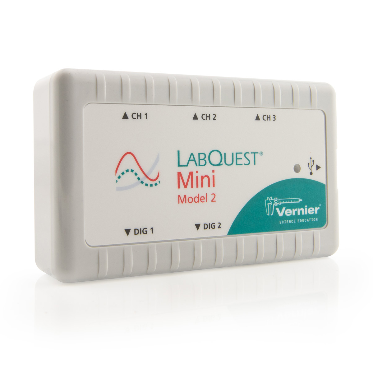 Vernier LabQuest Mini Model 2 Interface System (LQ-MINI 2) / 3x BTA/2x BTD/1x USB/100.000 Werte pro Sekunde