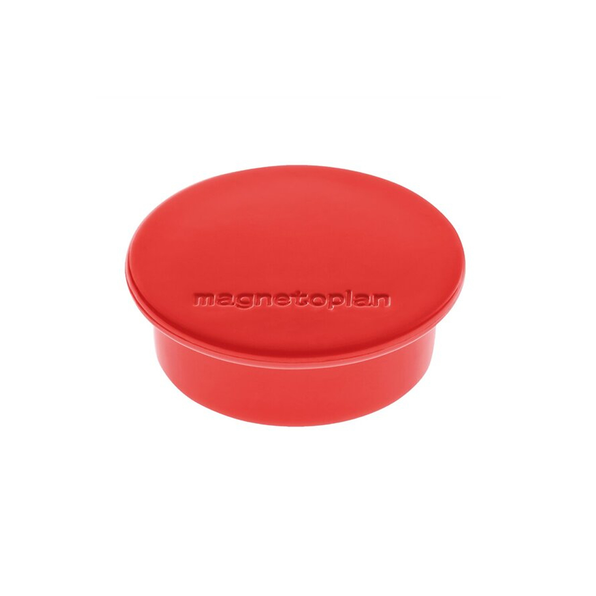 Magnetoplan 1662006 Magnete Discofix Color ⌀ 40 mm, 10 Stück, rot