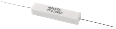 MONACOR LSR-270/10 Hochlast-Zementwiderstand, 27 Ω, 10 Watt