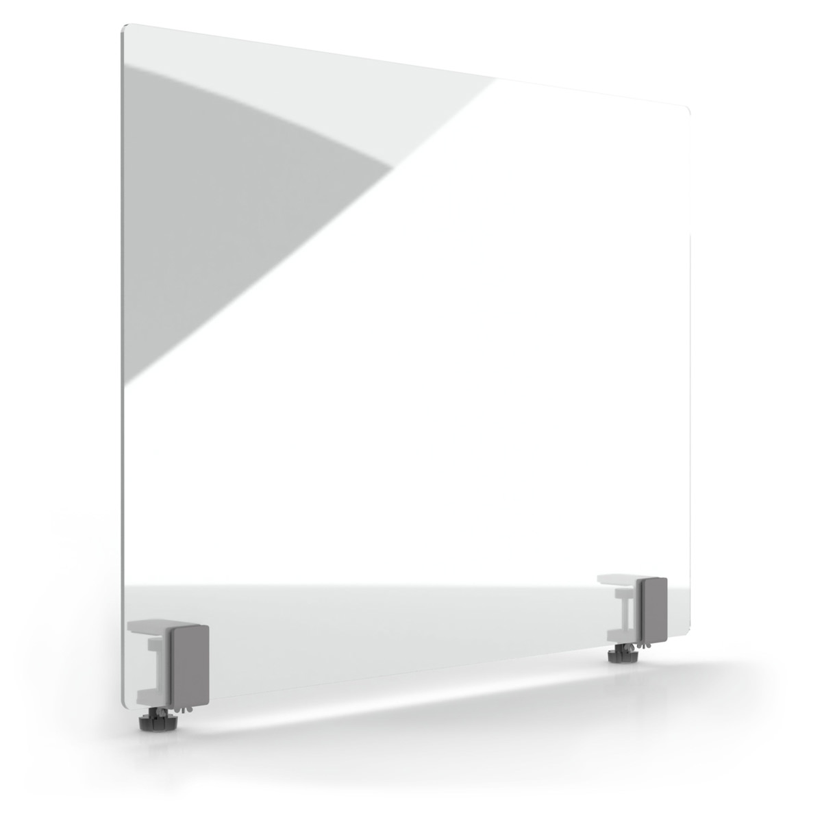 Magnetoplan 11029080 Acryl-Hygienewand mit Klammern 80 x 60cm