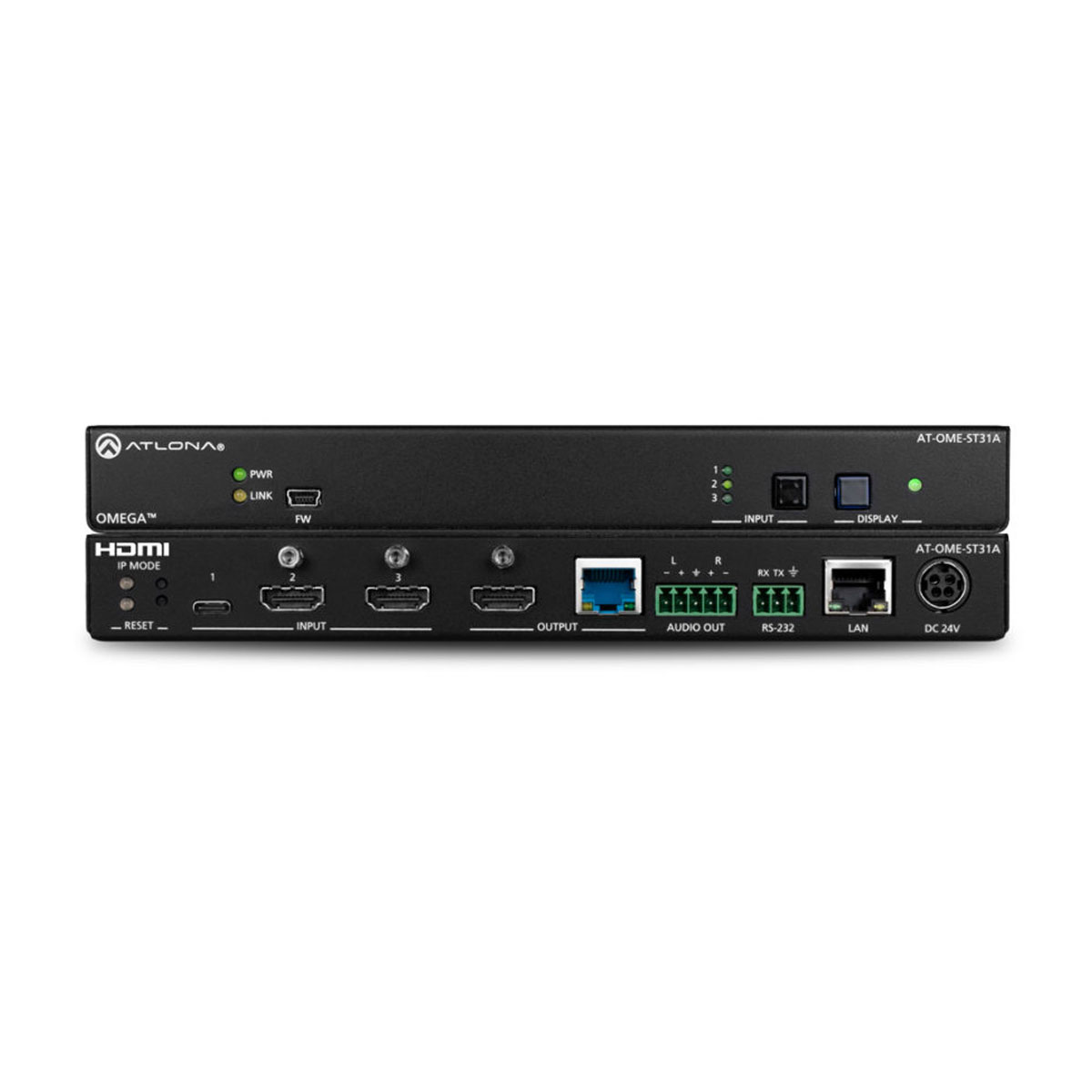 Atlona AT-OME-ST31A USB-C/HDMI Switcher 3 X 2 