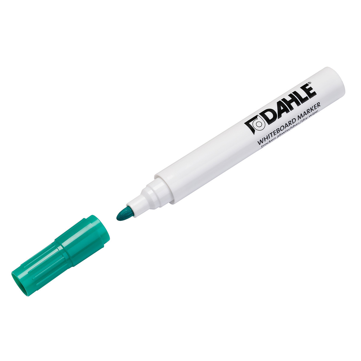 Dahle Whiteboard-Marker 4 Stück, rund 2 mm, grün 