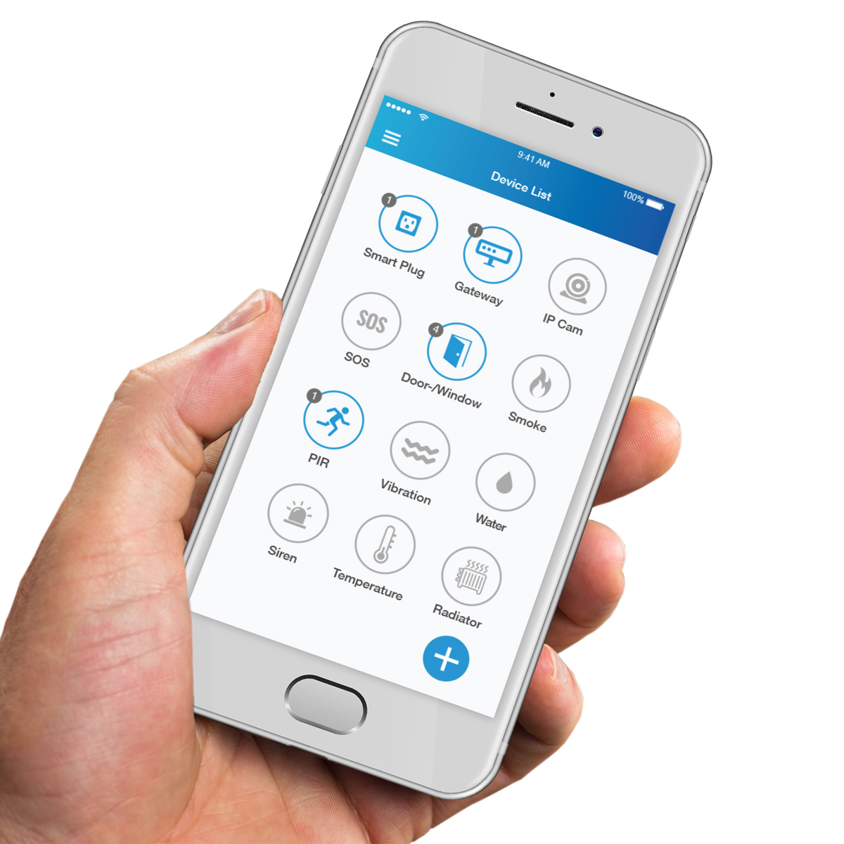 Olympia Prohome 8762 weiß, Funk-Alarmsystem mit WLAN/GSM + Smart Home Funktionen 