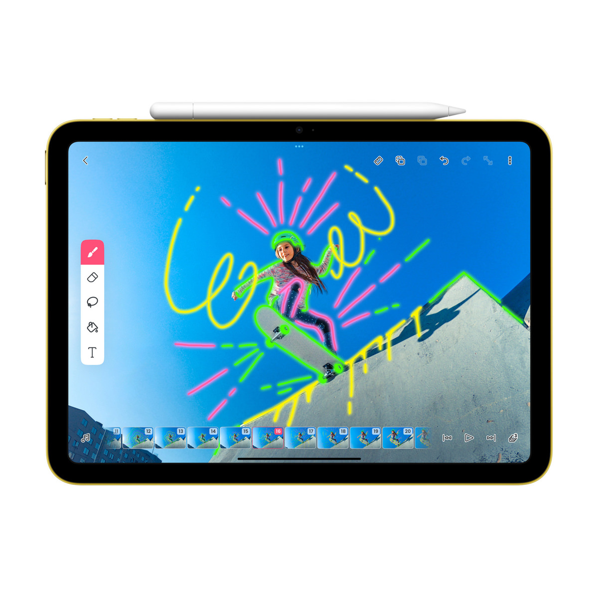 Apple Pencil (USB-C) kapazitiver Eingabestift weiß 