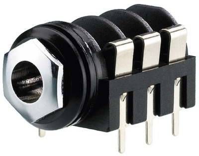 MONACOR MZT-223 6,3-mm-Stereo-Klinken-Einbaubuchse