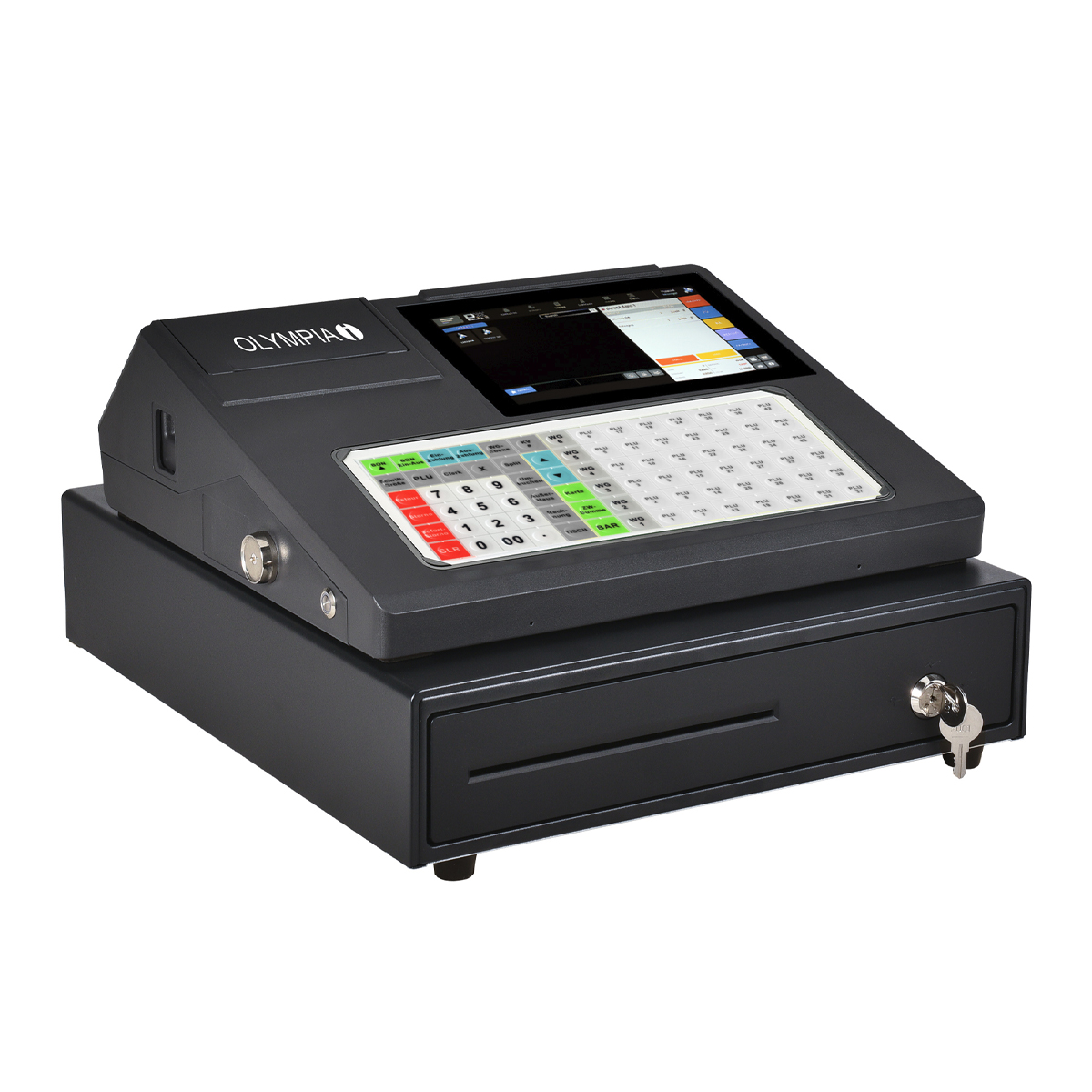 Olympia K 200 Plus Registrierkasse ohne TSE-Lizenz, Android 11, 50 Bediener, 7''Touchdisplay 