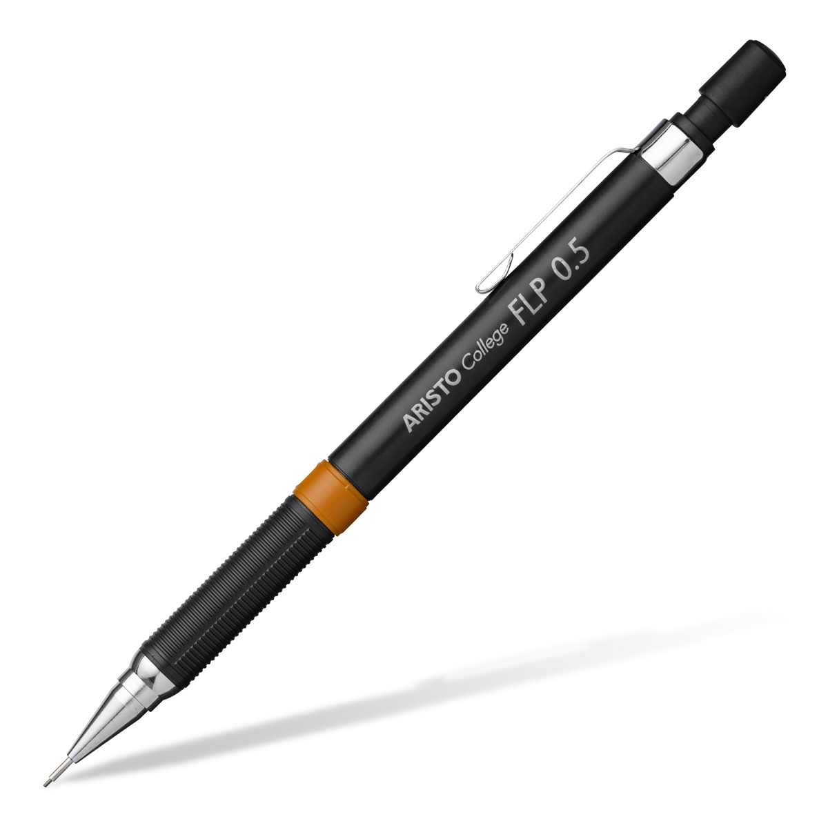 Aristo College Feinminenstift FLP 0,5 schwarz, Metallclip 