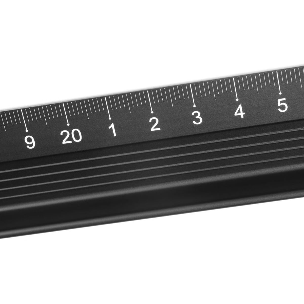 Dahle Schneidelineal Aluminium 30 cm Schnitt- & Schmierschutz, Rutschstopp 