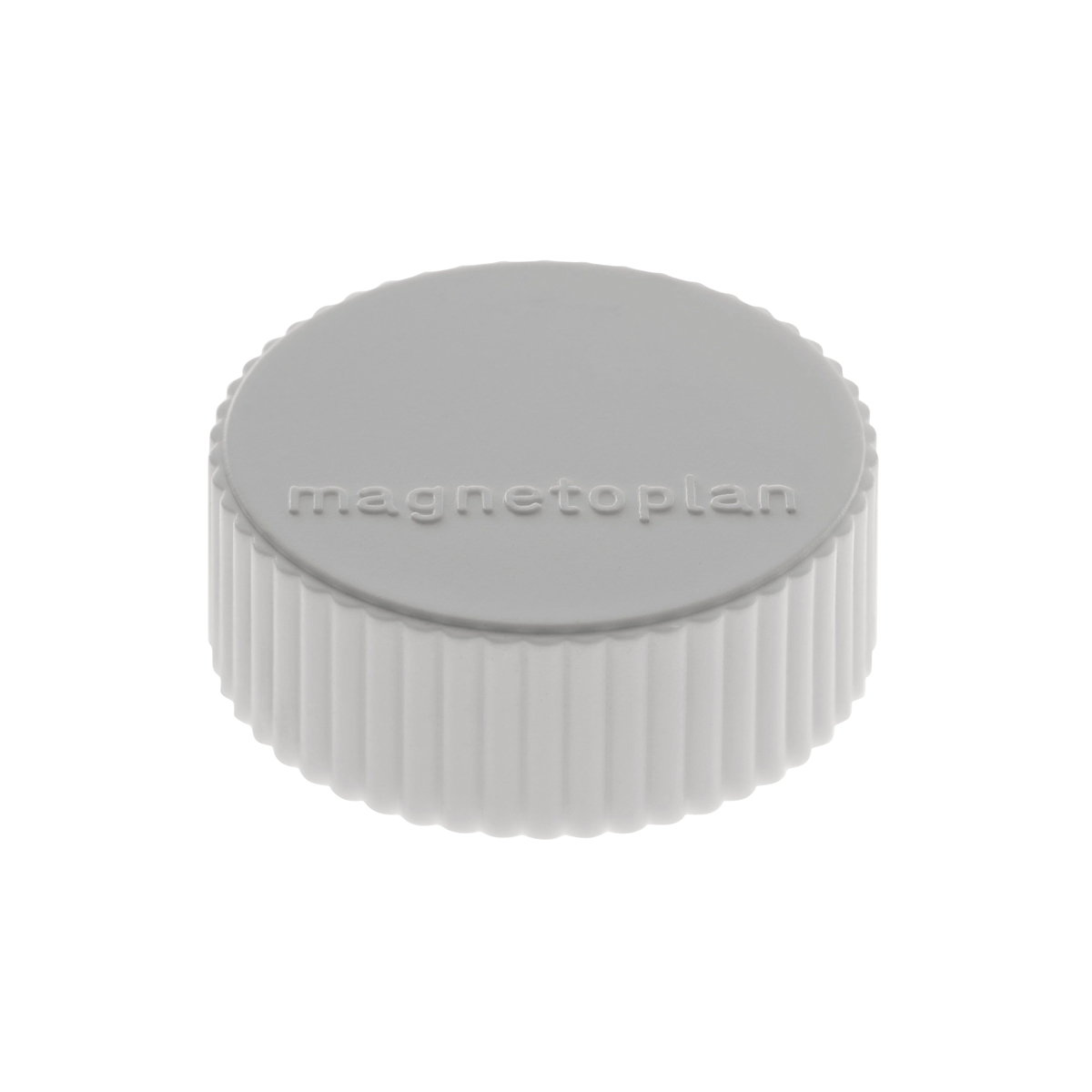 Magnetoplan 1660001 Magnete Discofix Magnum ⌀ 34 mm, 10 Stück, grau