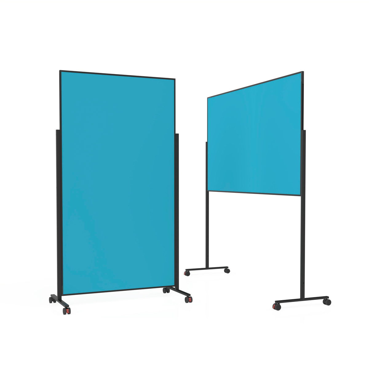 Magnetoplan 1181204 Design-Moderationstafeln VarioPin türkis 180 x 100cm, Rahmen schwarz