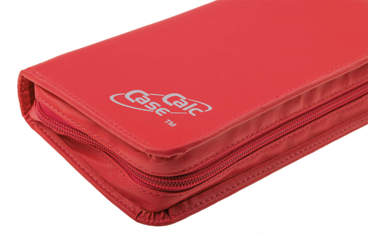 CalcCase Fashion Tasche für Grafiktaschenrechner matt-rot