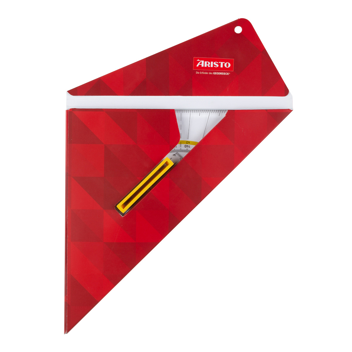Aristo Geocover 25 cm mit Geodreieck AR1555/4 + Schutzhülle Motiv Basic 