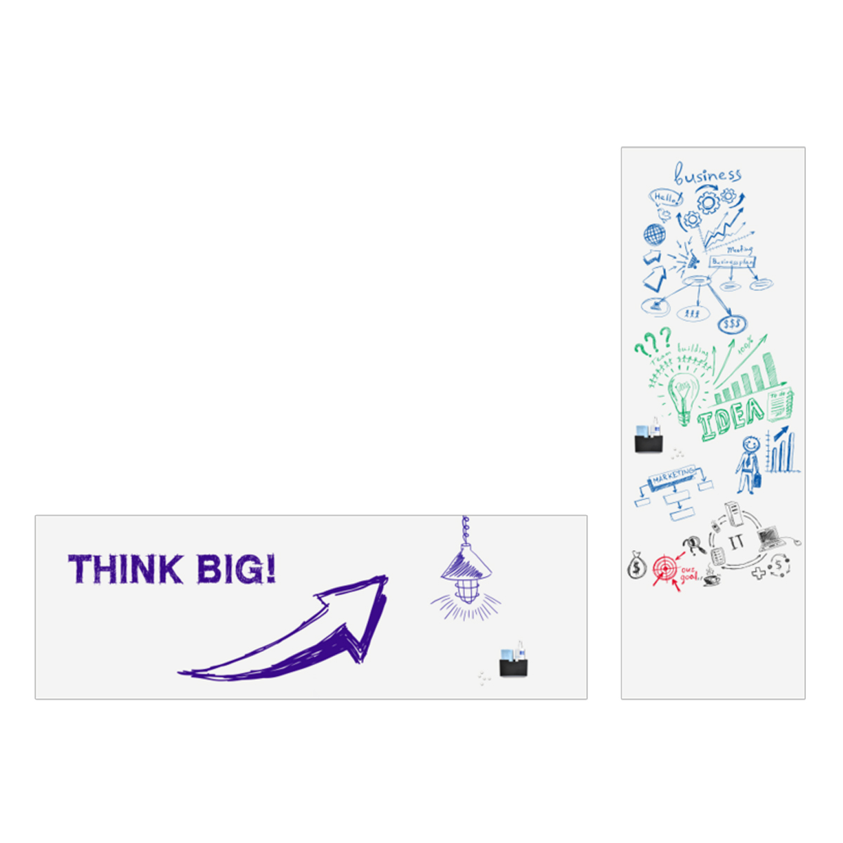 Legamaster 7-106203 Whiteboard-Folie WRAP-UP 101 × 300 cm