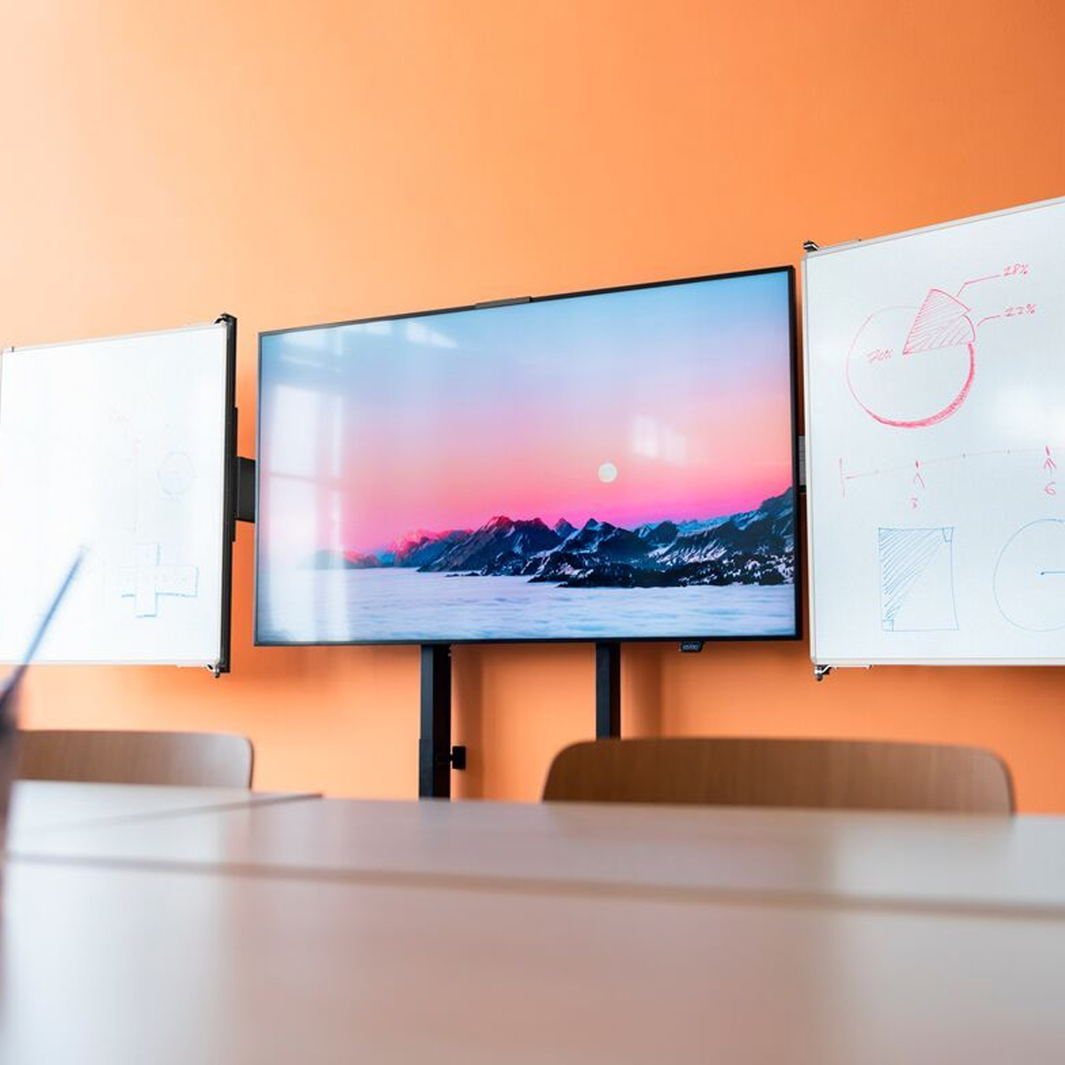 Optoma RISE WBS75M Whiteboard-Set 75“ für den motorisierten Display-Lift RISE oder Stand