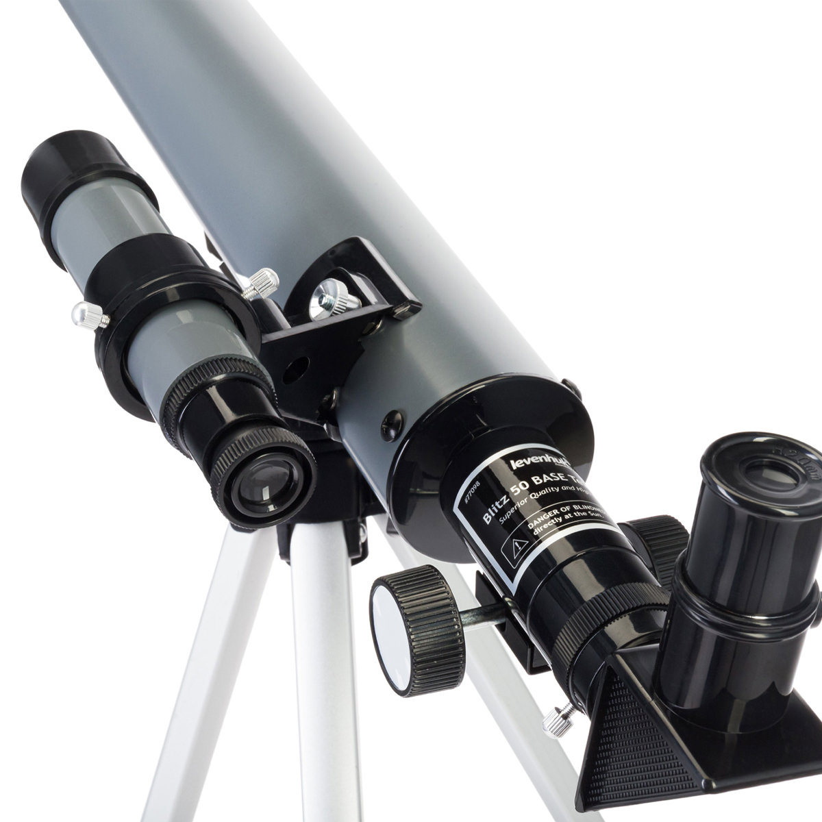 Levenhuk Blitz 50 BASE Telescope 100x, mit 600 mm Brennweite, f/12, Alt-azimutal 