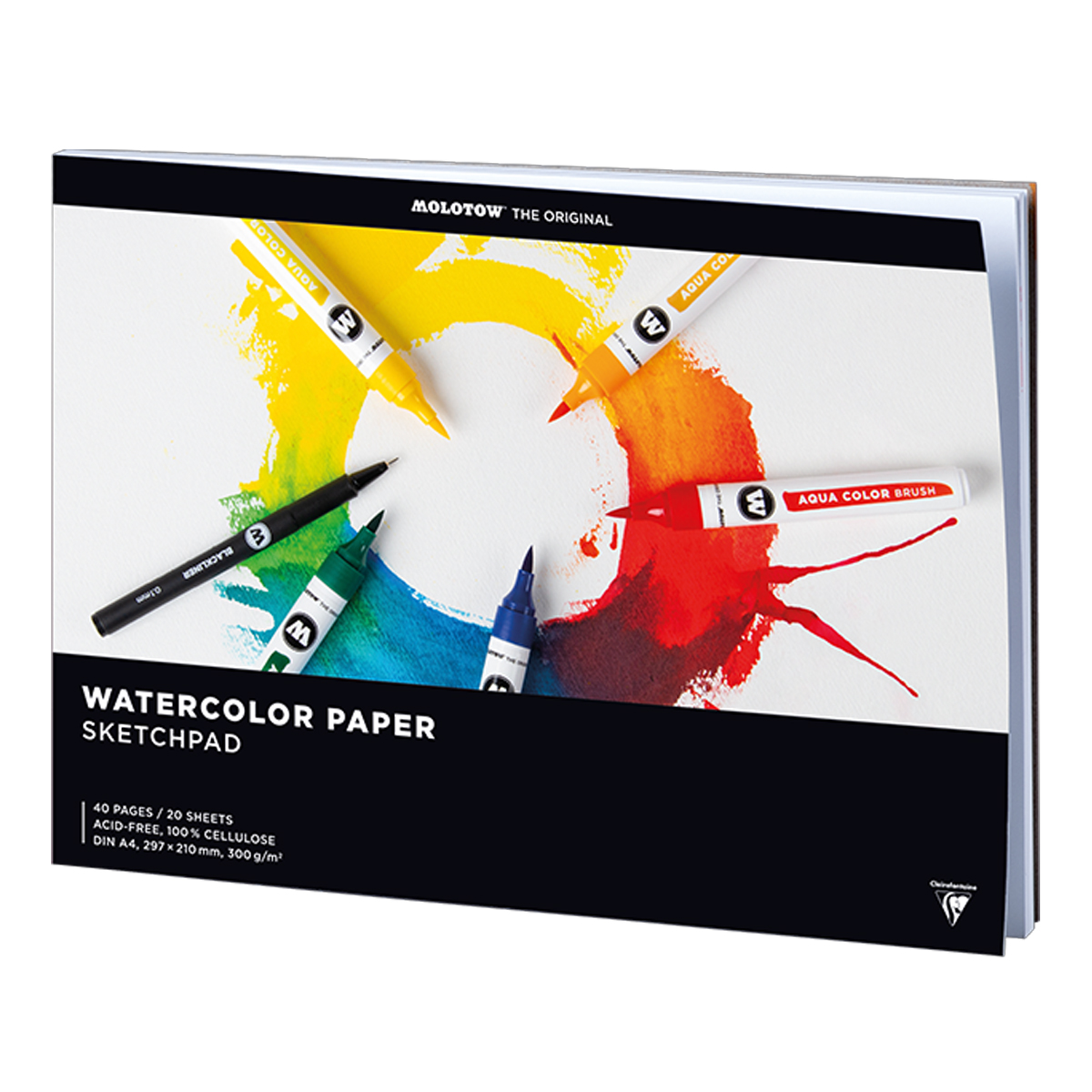 Molotow Zeichenbuch ONE4ALL Professional Sketchpad, DIN A4, landscape 