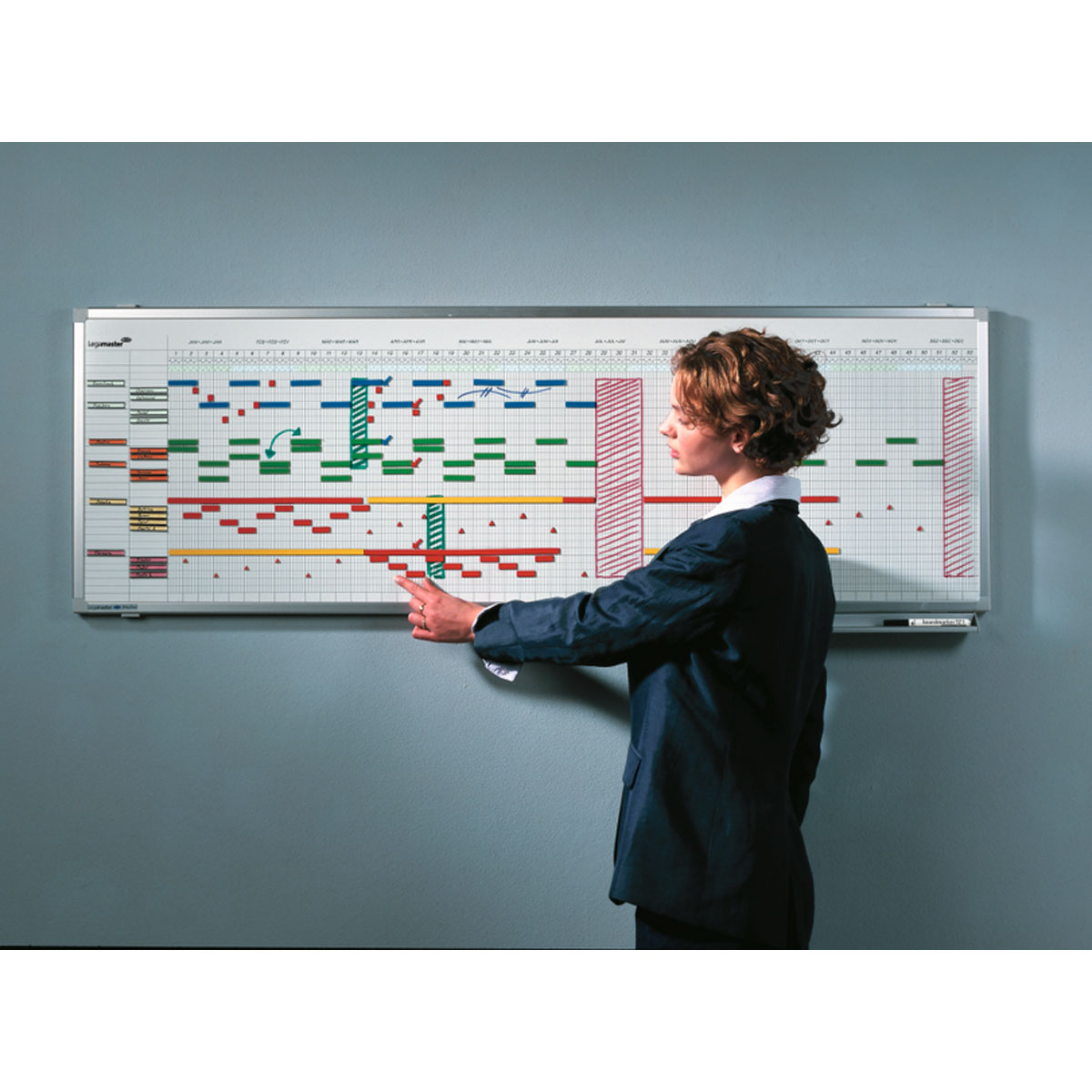 Legamaster 7-404100 Jahresplaner PROFESSIONAL 50 x 150 cm, 12 Monate Legamaster 7-404100 Jahresplaner PROFESSIONAL 50 x 150 cm, 12 Monate