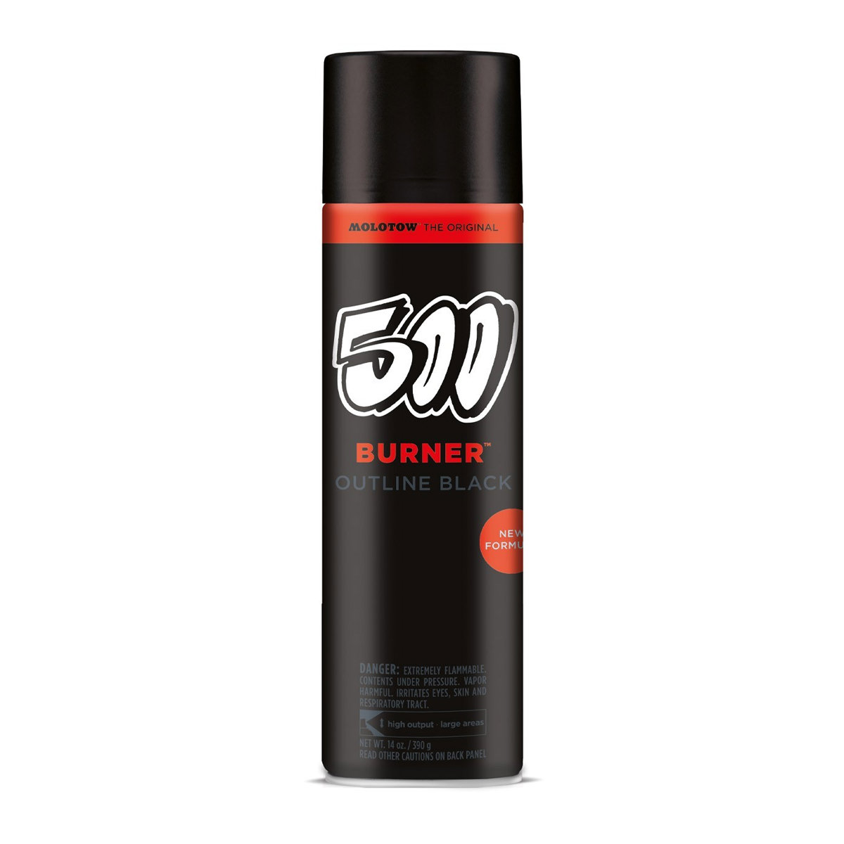 Molotow Spray BURNER Outline 500ml schwarz 