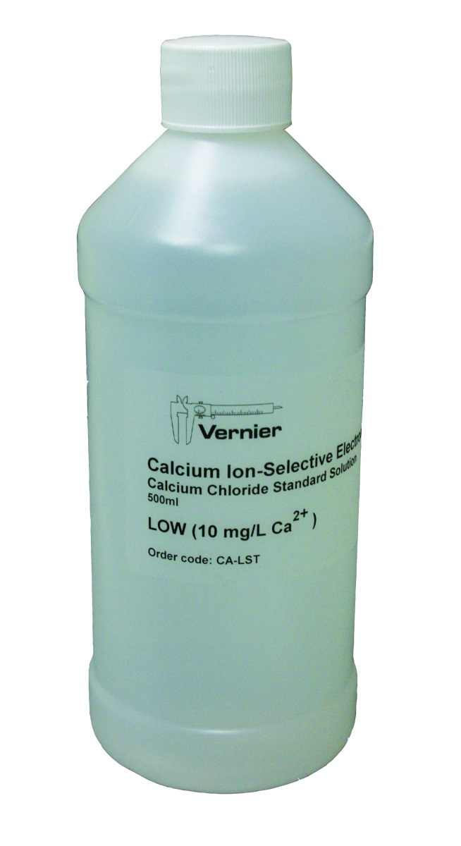 Vernier Kalibrierungslösung (CA-LST), 10mg/l CAL , Low Standard, für Calcium-Ionen-Sensor 500ml Flasche