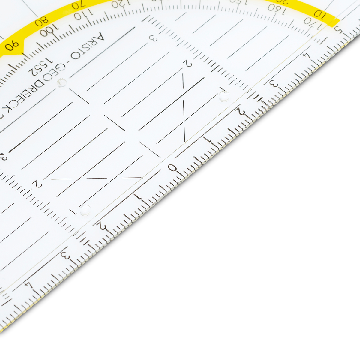 Aristo Geodreieck 16 cm mit Facette und Tuschenoppen 