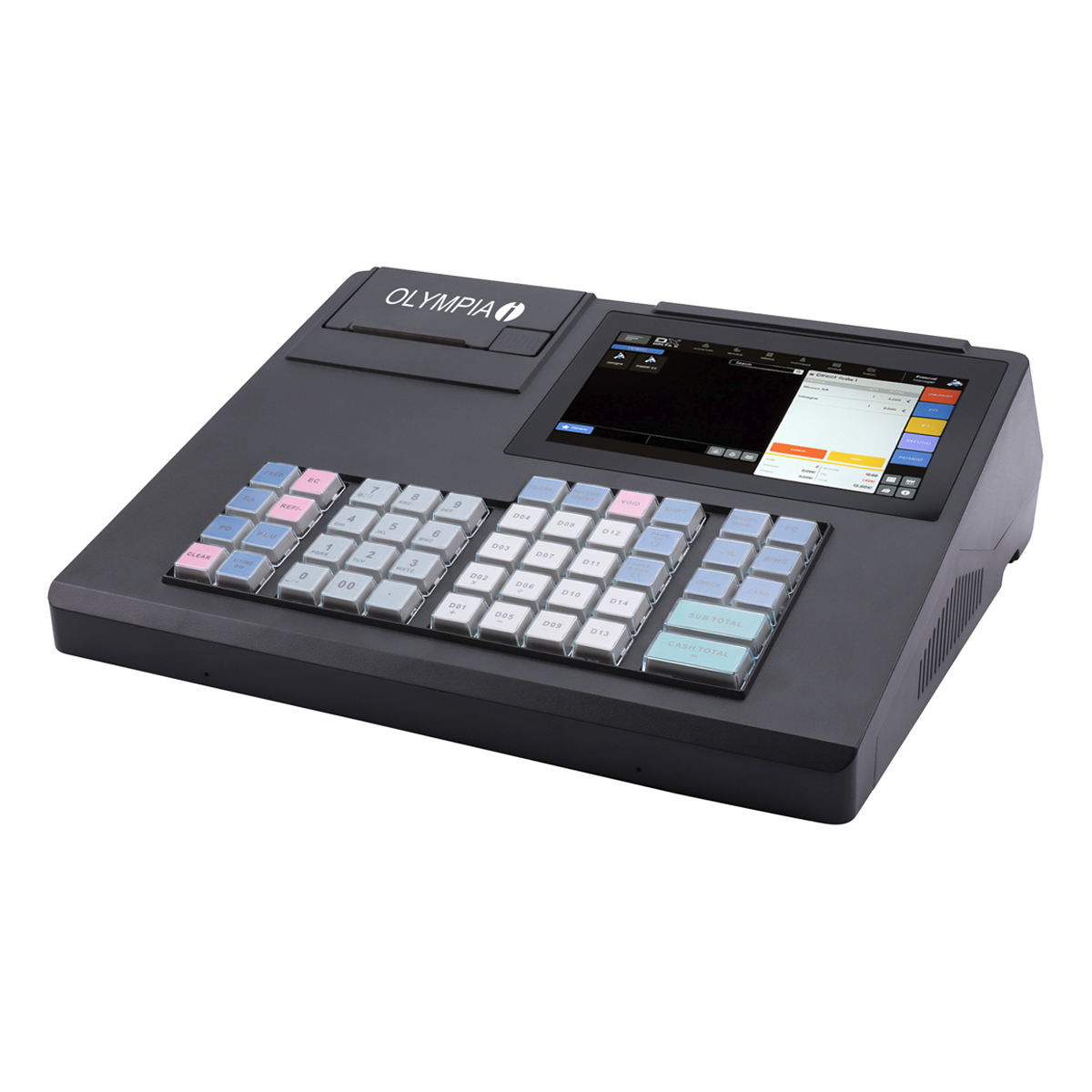 Olympia K 100 Registrierkasse ohne TSE-Lizenz I Android 11 I 8 Bediener I 4,3'' Display 