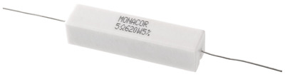 MONACOR LSR-56/20 Hochlast-Zementwiderstand, 5,6 Ω, 20 Watt