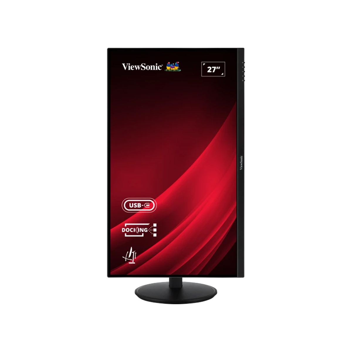 ViewSonic VG2709U-2K, 27'' (69cm) QHD Monitor mit 100Hz USB-C-Docking, 2 integrierte Lautsprecher