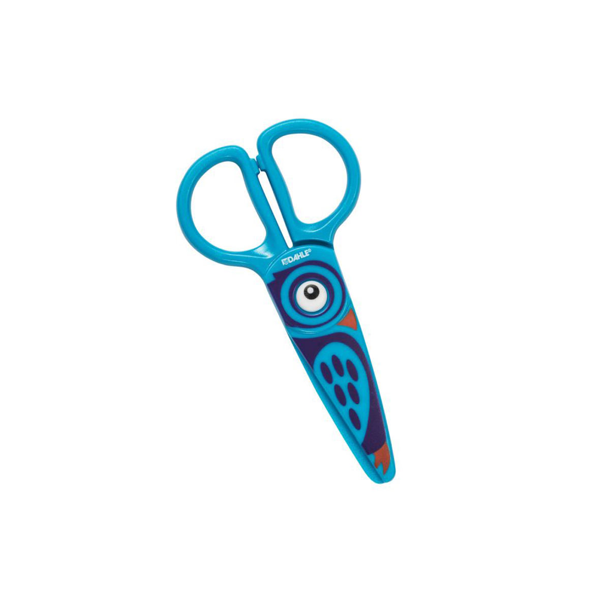 Dahle Sicherheits-Kinderschere 5 Zoll 12 cm blau, Kunststoffschneidblätter 