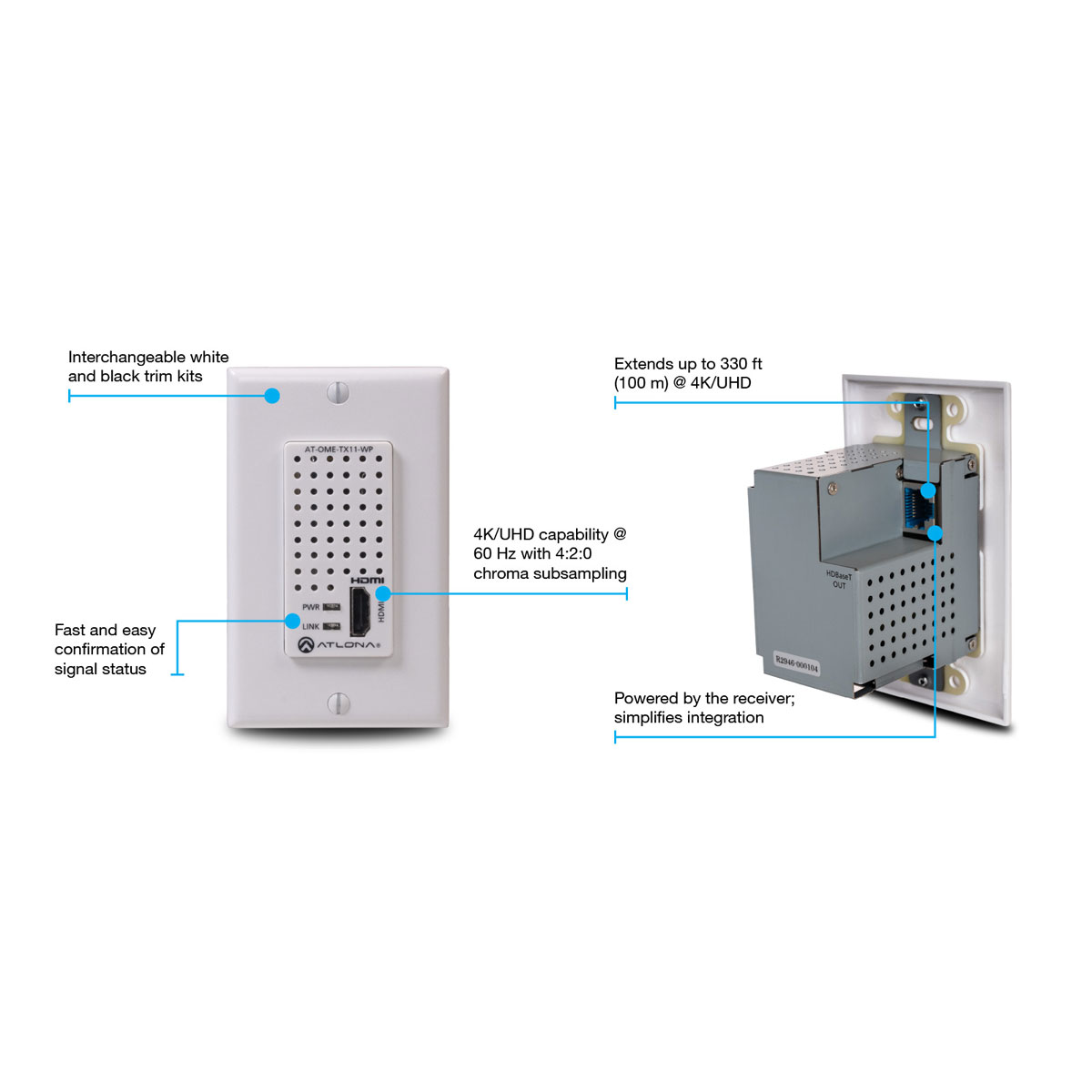 Atlona AT-OME-TX11-WP HDBaseT Transmitter