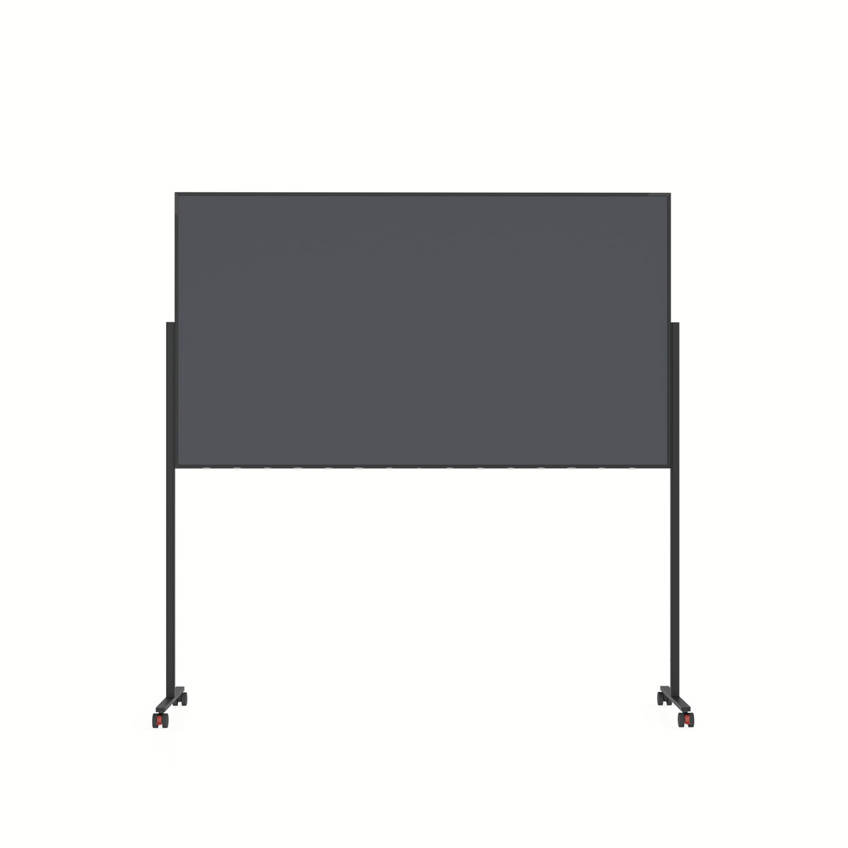 Magnetoplan 1181201 Design-Moderationstafel VarioPin grau 180 x 100cm, Rahmen schwarz