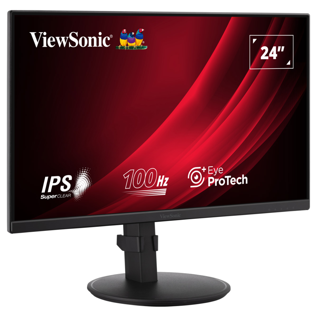 ViewSonic VG2408A-MHD 24'' (61cm) IPS Full HD Ergonomischer Monitor Integrierte Lautsprecher
