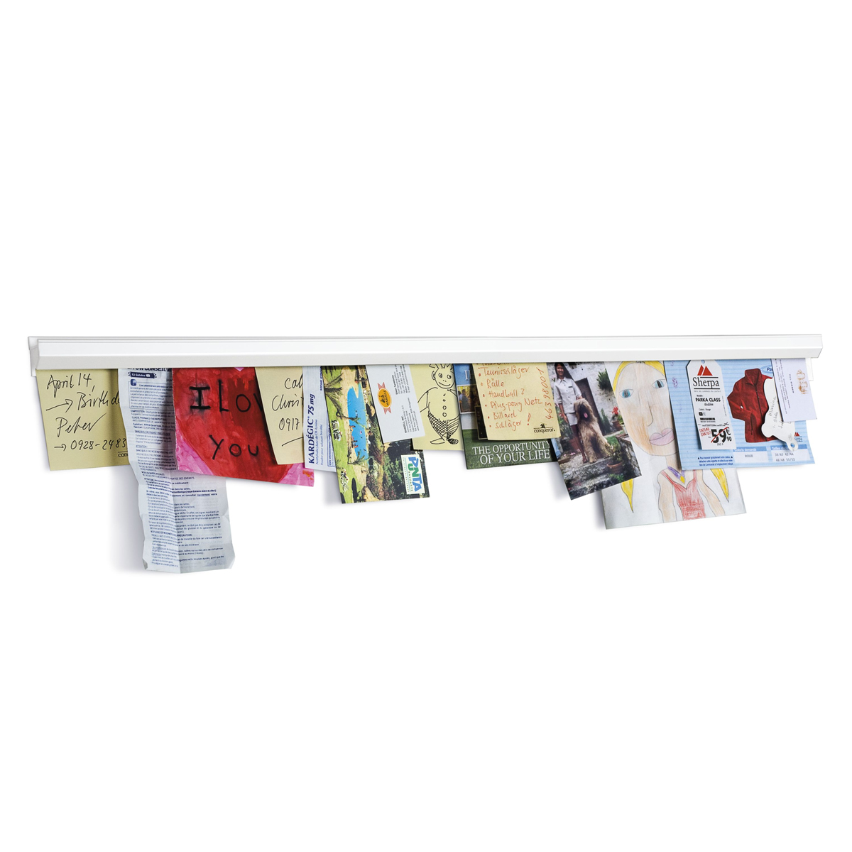 Magnetoplan 21008600 Catch-Ball Klemmschiene Kunststoff, 60cm