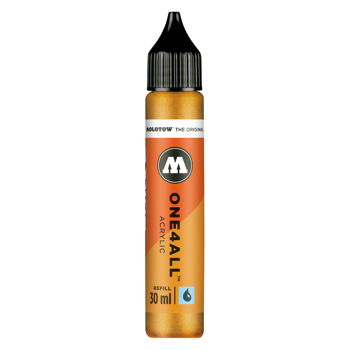 Molotow Nachfüllflasche ONE4ALL ACRYLIC 30 ml, Nr. 228, metallic gold 
