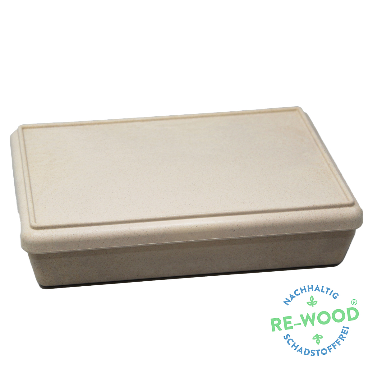 Wissner RE-Wood® Box klein inkl. Deckel naturfarben 